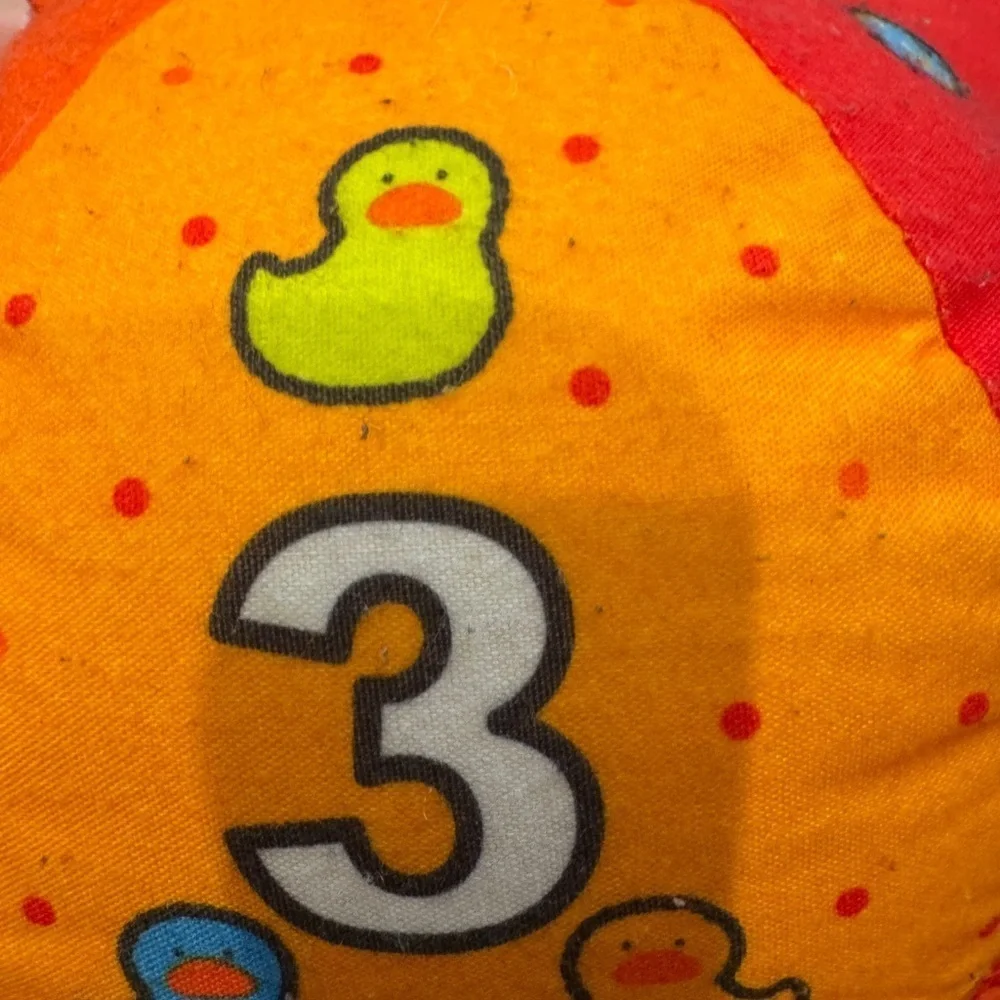 Melissa & Doug K’s Kids 123 ABC Multicolor Learning Ball- Says ABCs of Numbers